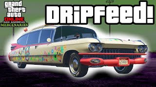 Dripfeed vehicles in San andreas mercenaries DLC  GTA Online guides [upl. by Carbo997]