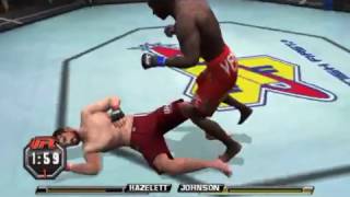 Anthony Johnson vs Dustin Hazelett UFC Undisputed 2010 [upl. by Nevi]