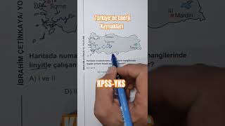 Türkiyede Enerji Kaynakları kpss kpssönlisans kpssortaöğretim keşfet yks kpss2024 shorts [upl. by Wehhtam]