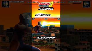 UFE3 All skill Finisher Ultraman Dyna Part 10 ultraman game aethersx2 [upl. by Ylac]