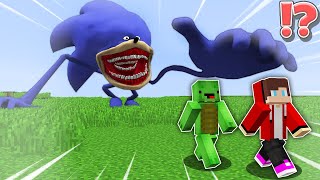 JJ and Mikey escape SONIC TAPES CHALLENGE in Minecraft  Maizen animation [upl. by Brunell283]