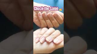 💅Pink Nails at Home – No Salon Needed manicure pinknails sallyhansen nails easynailart [upl. by Yttik421]