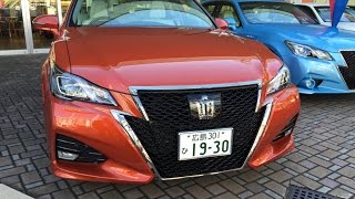 2015 TOYOTA マイナーチェンジ新型クラウン アスリート2L直噴ターボ 体感茜色！ [upl. by Low337]