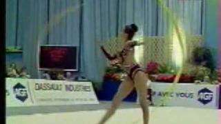 Alina Kabaeva ribbon CorbeilEssonnes 1999 [upl. by Eikcid980]