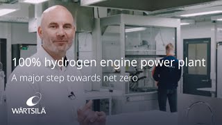 Wärtsilä’s hydrogen engine power plant  a major step towards net zero  Wärtsilä [upl. by Hardner]