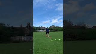 Close control dribbling drill for footballers ⚽️🔥footballer dribbling blusextonchadwick [upl. by Aicilyhp545]