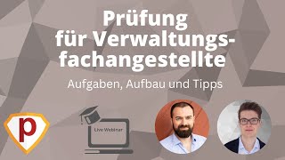 Verwaltungsfachangestellte VFA Prüfungsfragen  LiveWebinar [upl. by Atsocal]