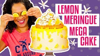 How To Make A Sweet amp Tangy LEMON MERINGUE PIE MEGA CAKE  Yolanda Gampp  How To Cake It [upl. by Seow910]