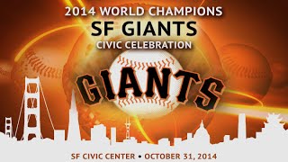 2014 Giants World Series Championship Celebration [upl. by Yremogtnom348]