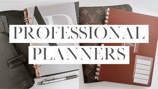 Professional Planner Set Up  Louis Vuitton GM amp MM Agenda Flips [upl. by Rehpotsirc]