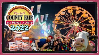 NORFOLK COUNTY FAIR 2022 Vlog amp Review  Rides Agriculture Food Walk Off the Earth amp More [upl. by Sineray]