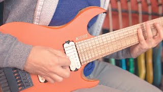 new riff w Carvin Kiesel Vader 8 string [upl. by Ieso]