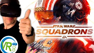 PCVR  Star Wars Squadrons VR  PILOTE le XWings en VR [upl. by Hasheem]