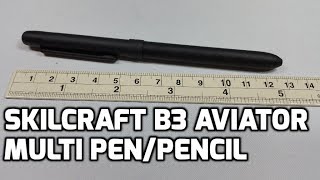 SKILCRAFT B3 Aviator MultiFunction PenPencil Unboxing and Review [upl. by Amlas]