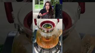 😮Sadia Imam ki secret green tea ☕ ki recipehow to make tea shorts​ youtubeshorts​ viralvideo​ [upl. by Nnaes]