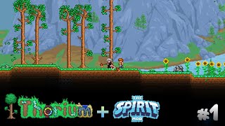 Our Journey to Hardmode  Thorium amp Spirit mod 1 [upl. by Perrins]