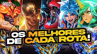 OS MELHORES CAMPEÕES DE CADA ROTA NO LOL WILD RIFT TIERLIST COMPLETA PATCH 50 KATRINA [upl. by Cindee39]