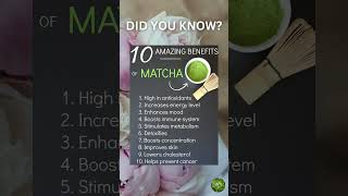 Amazing Health Benefits of Matcha [upl. by Hank]