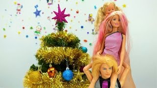 Weihnachten steht vor der Tür  Barbie und Steffi schmücken den Christbaum [upl. by Akimyt]