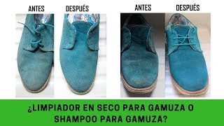 Limpieza en seco manchas difíciles en zapatos de gamuza  Mejor limpiador gamuza  3xídra [upl. by Hillari]