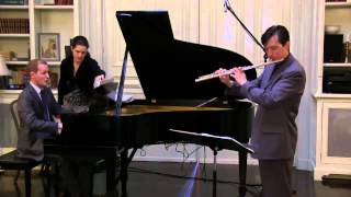 Widor  Suite op 34 Scherzo  Orlando Cela flute Aaron Jackson piano [upl. by Haek]