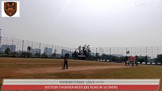 Live Cricket Match  Visteon Titans vs Visteon Thunder  17Nov24 1130 AM 10 overs  VPL 2024 Mens [upl. by Puri]