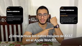 COMO ACTIVAR DATOS CELULARES EN TU APPLE WATCH [upl. by Lonnie797]