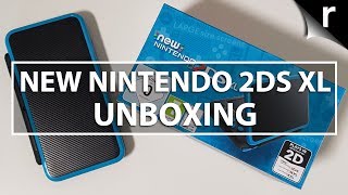 New Nintendo 2DS XL unboxing and handson [upl. by Mlehliw131]