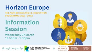 Horizon Europe Information Session [upl. by Ataynek919]