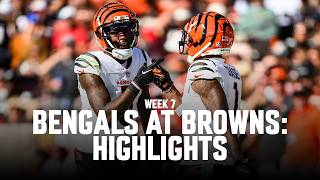 Cincinnati Bengals Highlights vs Cleveland Browns  2024 Regular Season Week 7 [upl. by Laws]