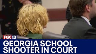 Georgia school shooting suspect appears in court  FOX 13 Seattle [upl. by Aciret]