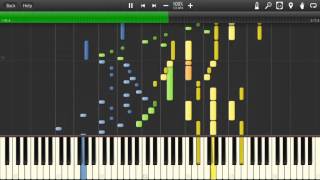 GodowskyChopinOp 25 no 11 quotWinter Windquot Synthesia [upl. by Heyes]