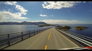 Atlanterhavsveien Norway Atlantic ocean road atlantic highway norwegen fjord [upl. by Oilcareh]