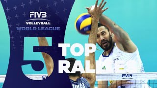 FIVB  World League Finals Top 5 Rallies [upl. by Trinia]