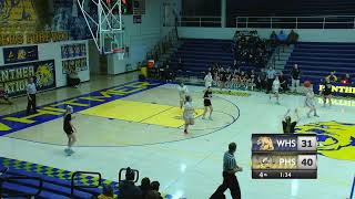 Whitmer Girls Varsity Basketball vs Perrysburg High School [upl. by Nedmac]