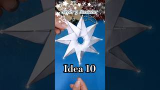 Adornos de Navidad Idea 10 christmas navidad manualidades ideas diy craft star decoracion [upl. by Cirdnek]