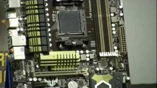 ASUS Sabertooth 990FX Motherboard Handson Review 12 [upl. by Worlock]