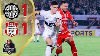 LIGA PARAGUAY 🥅 Olimpia 1  1 General Caballero  NARRADORES MUNDIALISTAS ⚽ [upl. by Adnohsed37]