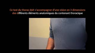 Les tests rapides du contenant thoracique [upl. by Lalaj]