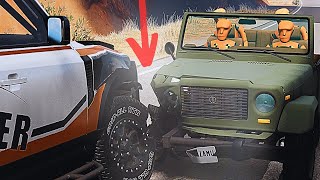 Realistic Car Crash with Dummies Wait for this Jeep [upl. by Hsirt403]