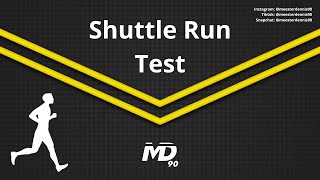 Shuttle run test 2024  MET MUZIEK Tot en met trap 20 [upl. by Lenod]