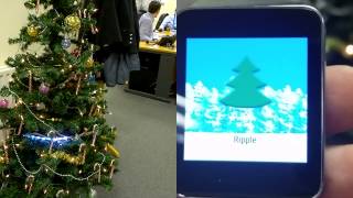 Android wear controlled Christmas tree [upl. by Katharyn]