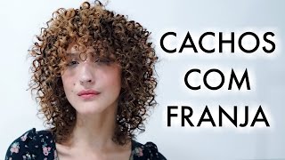 CABELO CACHEADO COM FRANJA Como Finalizar Modelar e Secar  Karina Viega [upl. by Omissam626]