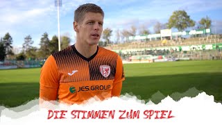 STIMMEN ZUM SPIEL  BSG Chemie Leipzig vs Greifswalder FC  Regionalliga Nordost  Saison 2324 [upl. by Wynnie]