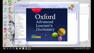 How to install Oxford Advanced Dictionary 9th Edition NEW 2016 [upl. by Pasahow205]