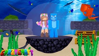 SECRET UNDERWATER BASE  Minecraft Little Kelly Plays [upl. by Aisenat]