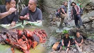 Traditional Naga fishing with Kentsvlog mukbang legend [upl. by Eenaej]