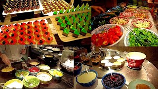 Buffet Dinner amp Buffet Breakfast Grand Hyatt Hotel Restaurant Review [upl. by Hanonew250]