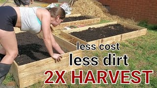 Save Money AND Double Your Garden Raised Beds Lasagna Layers [upl. by Pedaiah516]