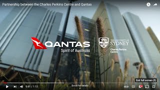 Partnership between the Charles Perkins Centre and Qantas [upl. by Einahpets]